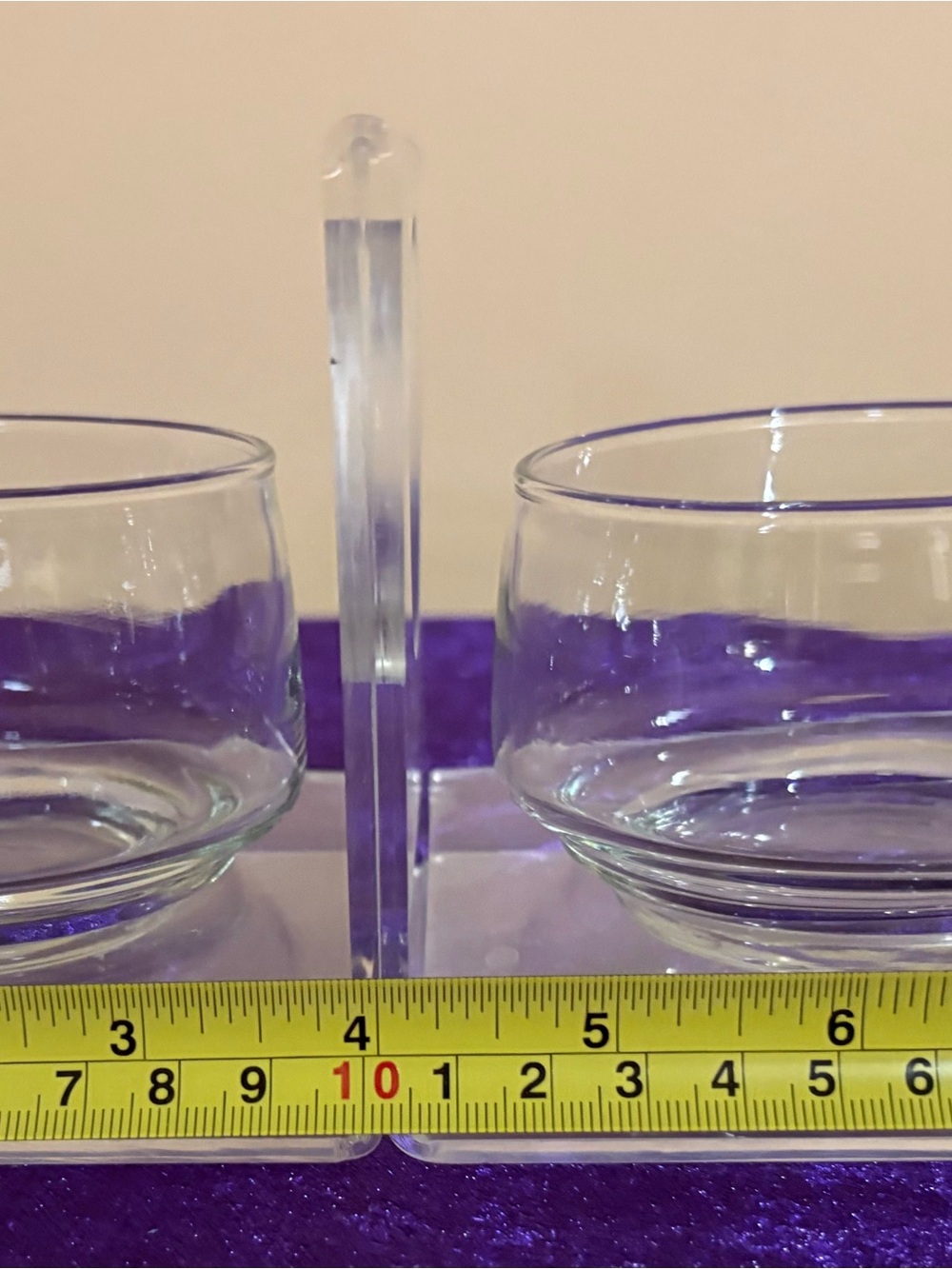 Two's Company Acrylic Condiment Server - 2 - Picture 10 of 16